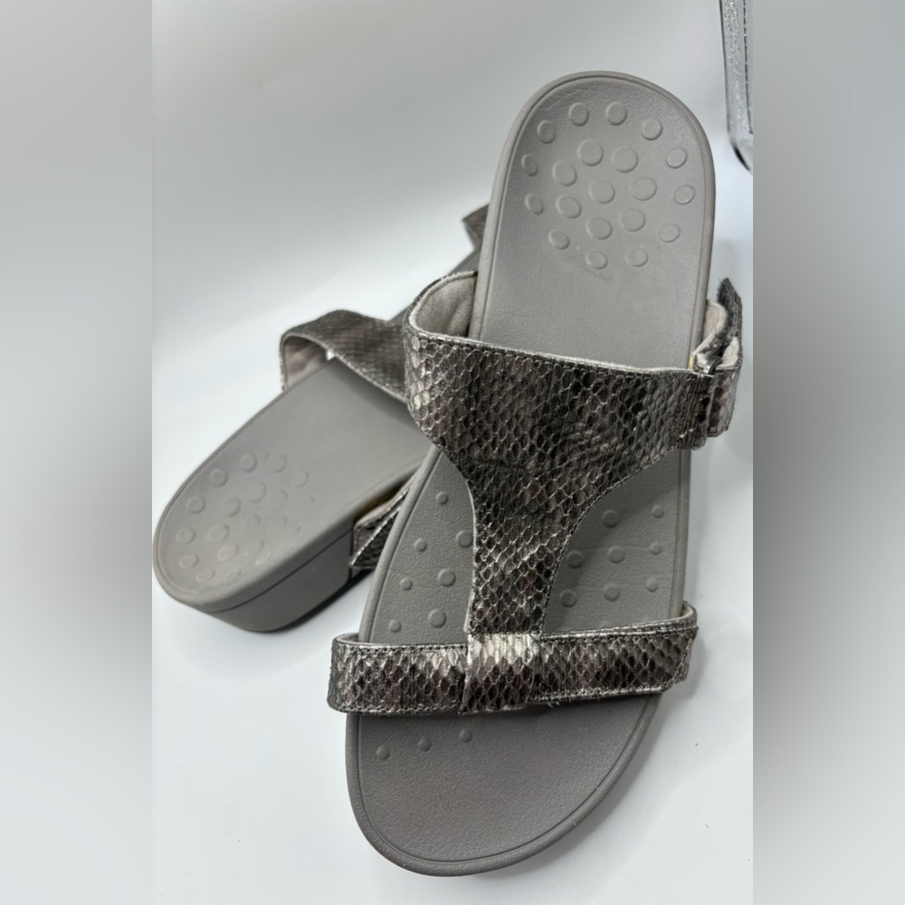 Vionic Ellie Metallic Snake Orthotic Sandals Women’s 12W Adjustable Comfort - Picture 7 of 7
